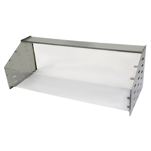 Cadco SG-4 61.25" x 24.63" Stainless Top Sneeze Guard