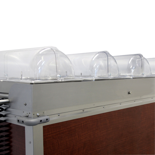 Cadco SS-64 64" x 7" Stainless Steel Safety Shield