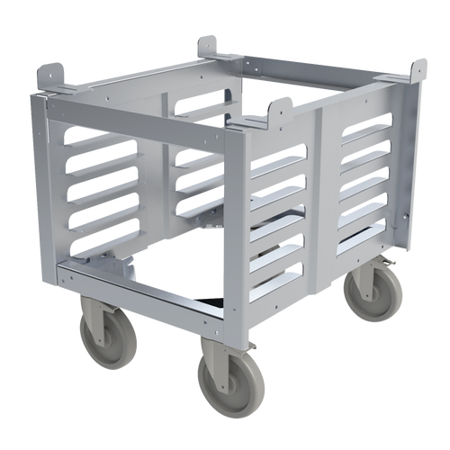 Cadco OST-34A-CS Oven Stand Half Size Mobile (5) Half-Size sheet pan Capacity