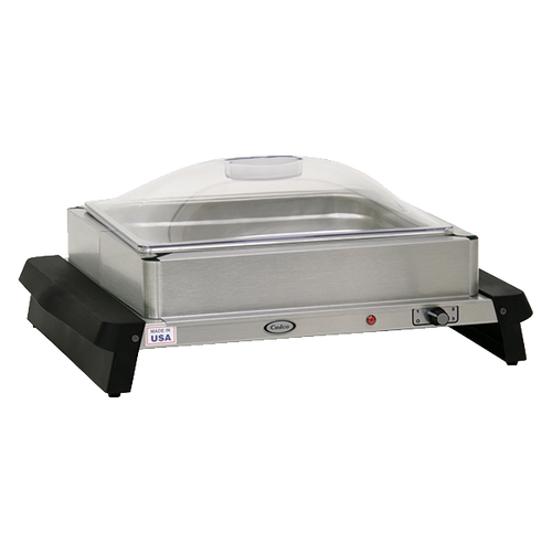 Cadco WTBS-12P 18" 1 Pan Single Buffet Server Countertop - 120 Volts