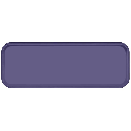 Cambro 926551 8.875" x 25.563" x 1" Grape High-Impact Fiberglass Rectangular Camtray - 12/Case