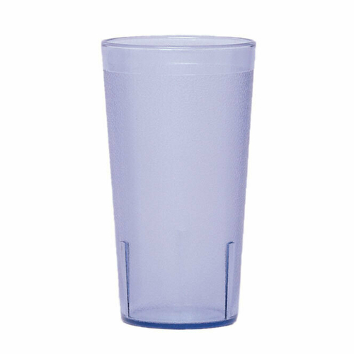 Cambro 1600P2401 16.4 Oz. SAN Slate Blue Colorware Tumbler - 24/Case
