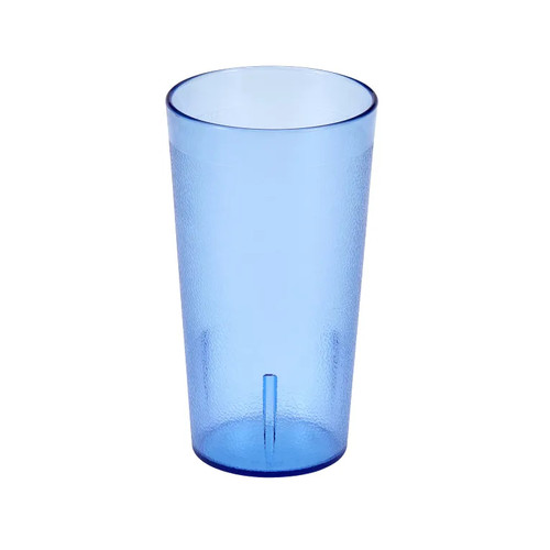 Cambro 1600P2401 16.4 Oz. SAN Slate Blue Colorware Tumbler