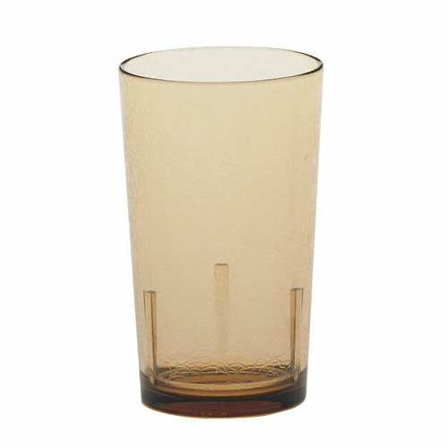 Cambro D12609 12 Oz. SAN Light Amber Del Mar Tumbler - 36/Case
