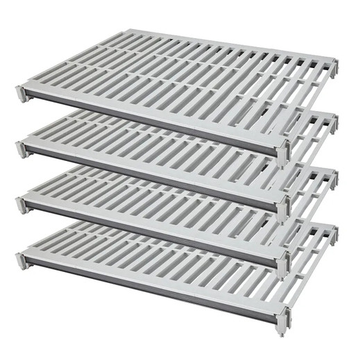 Cambro EXSK1842V4480 42" W Gray Vented Camshelving Elements XTRA Universal Shelf Kit