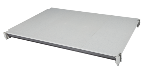 Cambro EXSK2448S1480 48" W Gray Solid Camshelving Elements XTRA Universal Shelf Kit