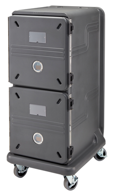 Cambro PCU2000HH615 32.63" W Plastic Insulated Electric Pro Cart Ultra Hot Food Pan Carrier - 115 Volts