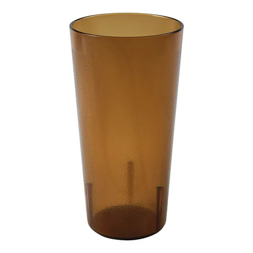 Cambro 2000P2153 22 Oz. SAN Amber Colorware Tumbler - 24/Case