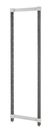 Cambro EXPK2164480 21" W x 64" H Speckled Gray Camshelving Elements XTRA Post Kit