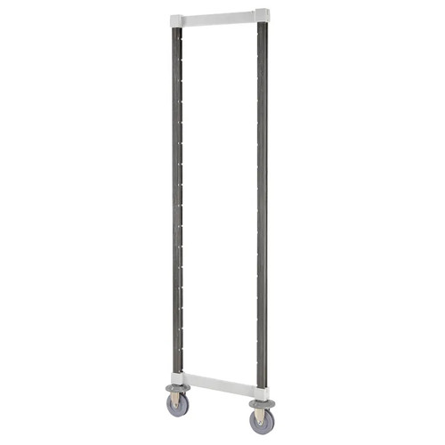 Cambro EXHDPK2178480 21" W x 78" H Speckled Gray Camshelving XTRA High Density Post Kit for Mobile Unit