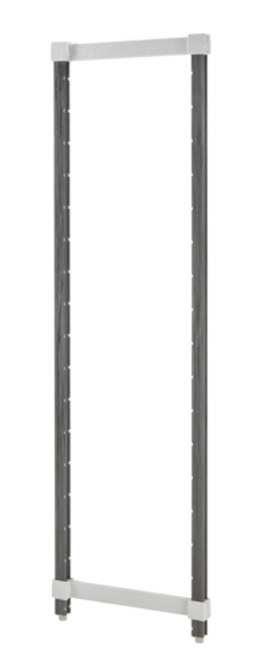 Cambro EXPK2172480 21" W x 72" H Speckled Gray Camshelving Elements XTRA Post Kit