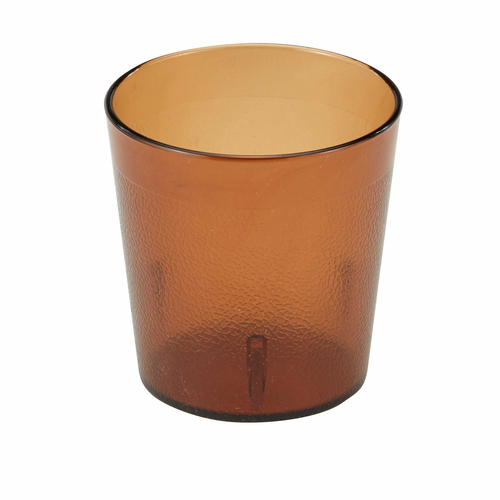 Cambro 900P153 9.7 Oz. SAN Amber Colorware Tumbler - 72/Case