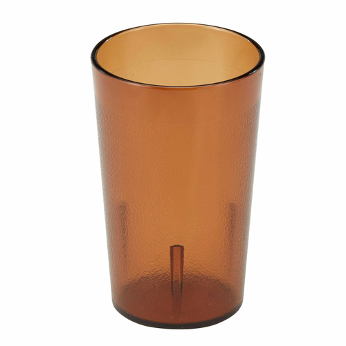 Cambro 950P153 9.8 Oz. SAN Amber Colorware Tumbler - 72/Case