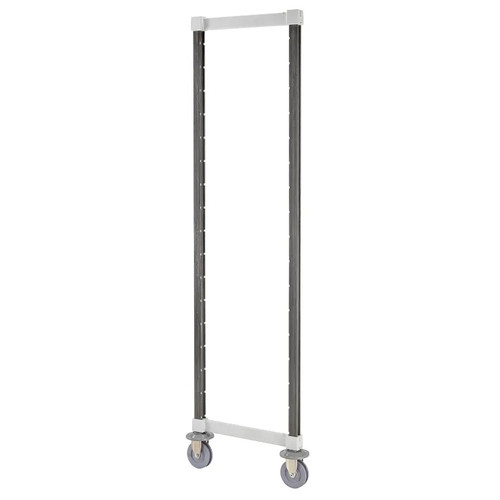 Cambro EXHDPK2478480 24" W x 78" H Speckled Gray Camshelving XTRA High Density Post Kit for Mobile Unit