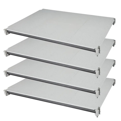 Cambro EXSK2442S4480 42" W Gray Solid Camshelving Elements XTRA Universal Shelf Kit
