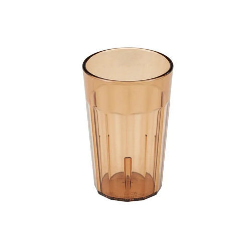 Cambro NT8153 8 Oz. SAN Amber Newport Tumbler - 36/Case