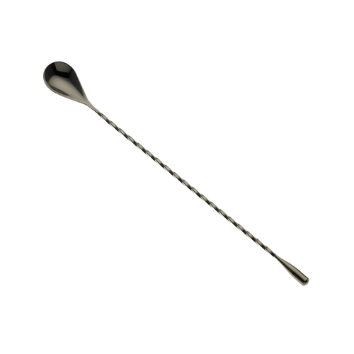 Mercer M37012BK Stainless Steel 11.81" Barfly Classic Bar Spoon