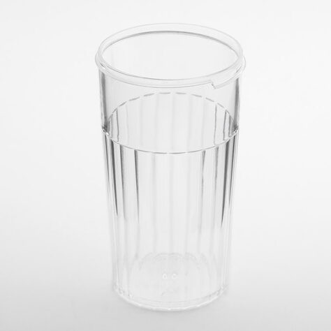 American Metalcraft 3300 12 Oz. Clear SAN PlasticShaker Dispenser Jar Only