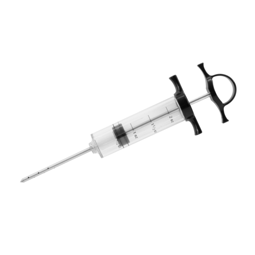 Chef Master 40100Y Stainless Steel Needle Mr. Bar-B-Q Seasoning Marinade Injector