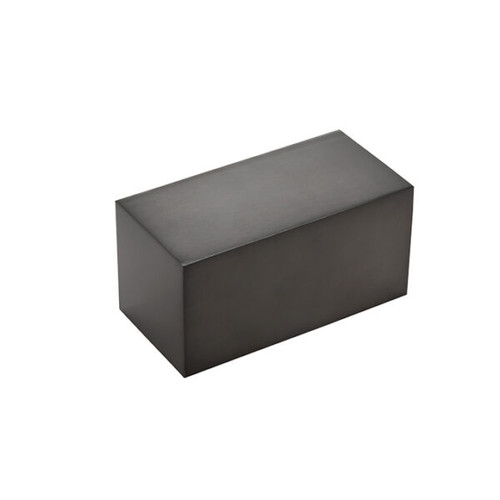 American Metalcraft SSRB8 8" H Black Stainless Steel Rectangular Riser