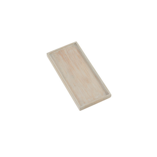 American Metalcraft MWPS14 14.25" W Wood White Platter