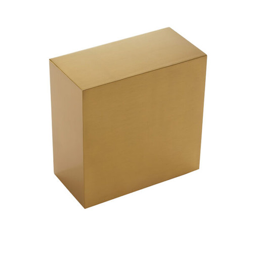 American Metalcraft SSRG4 8" W Gold Cube Riser