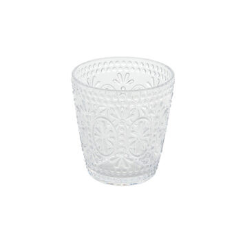 American Metalcraft BLR8 8 Oz. Clear Stackable Rocks Glass