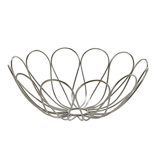American Metalcraft BLM11 11" Dia. Stainless Steel Round Bloom Baskets