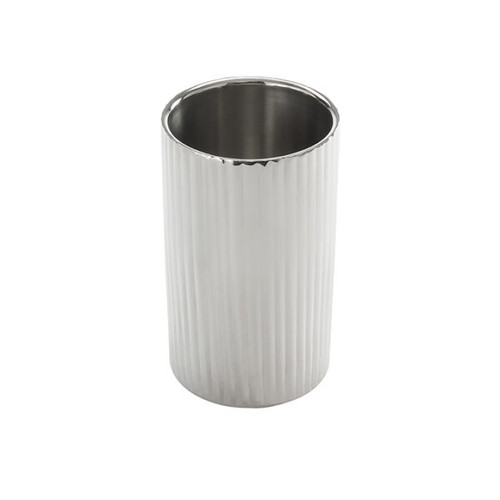 American Metalcraft SWCF4 4.75" W Stainless Steel Fluted Wine Cooler
