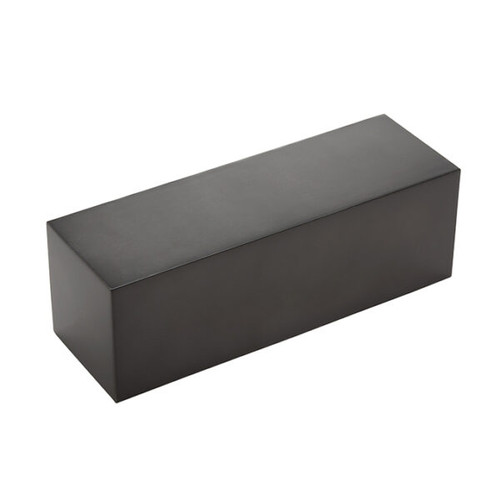 American Metalcraft SSRB12 12" H Black Stainless Steel Rectangular Riser