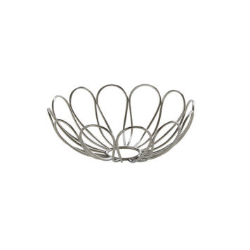 American Metalcraft BLM7 6.87" Dia. Stainless Steel Round Bloom Baskets