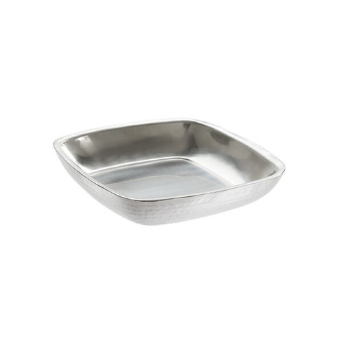 American Metalcraft DWHSSEA10 10" Stainless Steel Square Silver Double Wall Seafood Tray