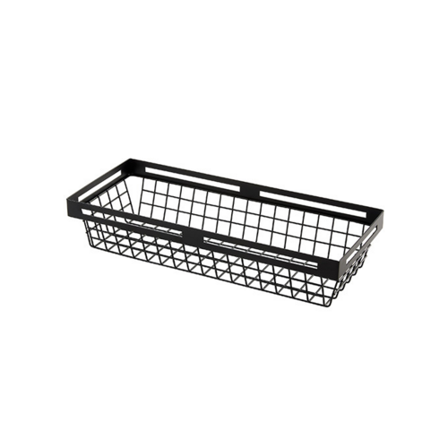 American Metalcraft BNRB9 9" L Black Twilight Rectangular Nestable Basket
