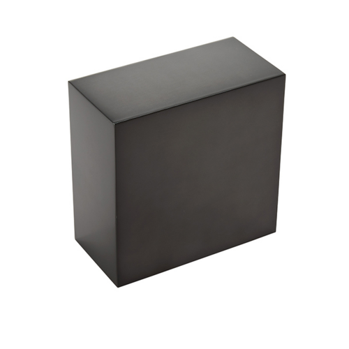 American Metalcraft SSRB4 4" H Black Stainless Steel Square Riser