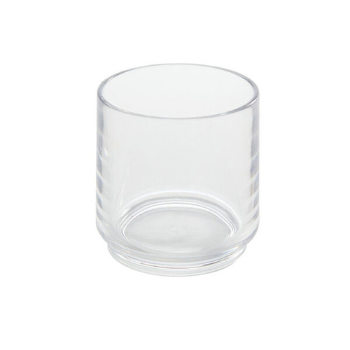 American Metalcraft BUR8 8 Oz. Clear Stackable Rocks Glass