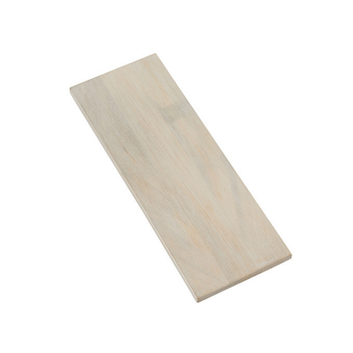 American Metalcraft MWPS24 8.75" W Wood Ribbed White Platter