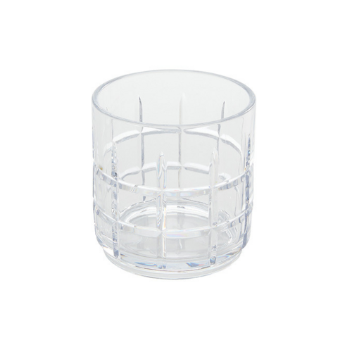 American Metalcraft BSR8 8 Oz. Clear Stackable Rocks Glass