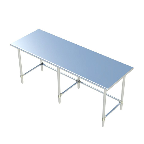 Sapphire Manufacturing SMTO-2484S 84" W x 24" D 18 Gauge Stainless Steel Base Work Table