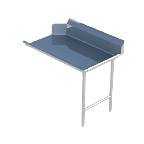 Sapphire Manufacturing SMCDT-48R 48" W x 30" D Stainless Steel Left-to-Right Straight Clean Dishtable