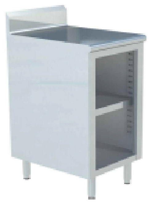 Sapphire Manufacturing SMDCB-2418 18" W x 35.5" H Stainless Steel Chef Table