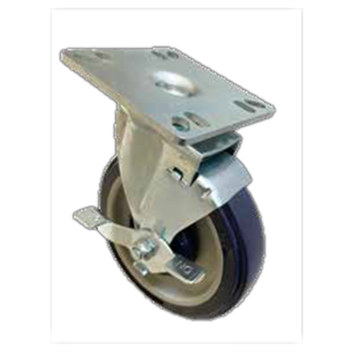 Sapphire Manufacturing SM-CS211 250 Lbs. Polyurethane Wheel Square 3.5" x 3.5" Plate Caster