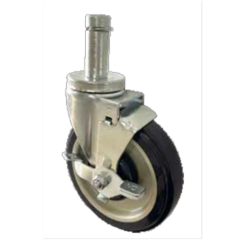 Sapphire Manufacturing SM-CS251 250 Lbs. Polyurethane 5" Wheel Snap-In Stem Caster for Wire Shelving