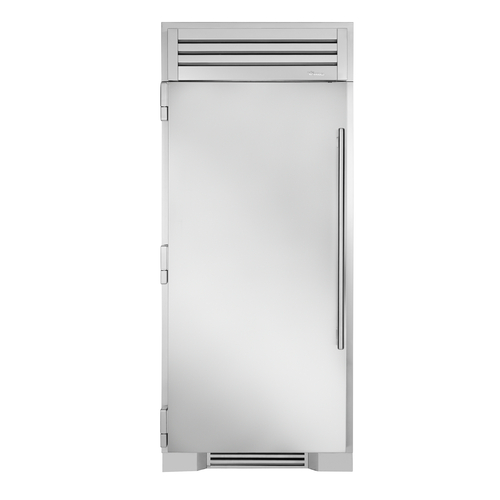 True TR-36FRZ-L-SS-C 36” W Stainless Steel One-Section Upright Freezer Column – 115 Volts