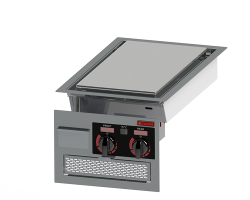 CookTek 682701 16"W Stainless Steel Drop-In Induction Plancha - 200/240 Volts