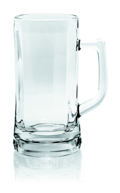 Anchor 1P00843 21.5 Oz. Clear Glass Munich Beer Mug