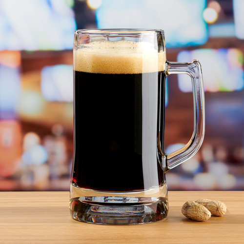 Anchor 1P00843 21.5 Oz. Clear Glass Munich Beer Mug