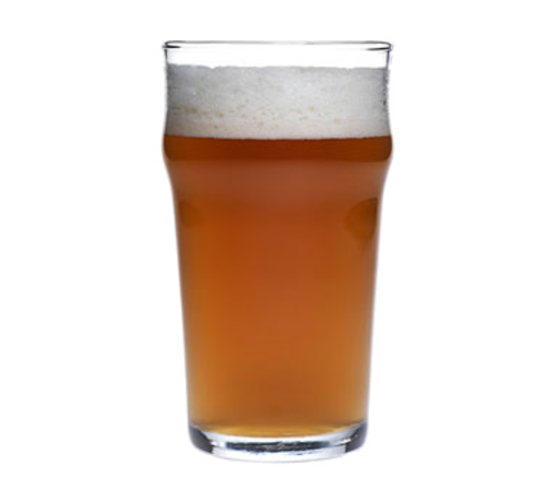 Anchor 90244R 20 Oz. Clear Rim Tempered English 6"H Pub Glass