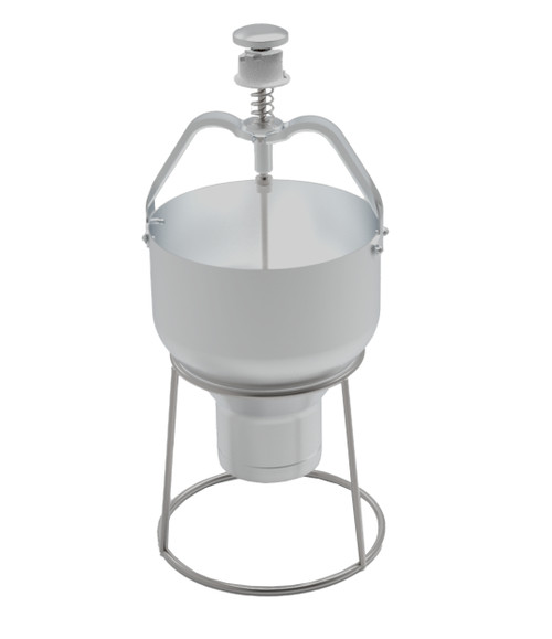 Omcan USA 81231 88 Oz. Aluminum Pancake and Waffle Batter Dispenser with Stand