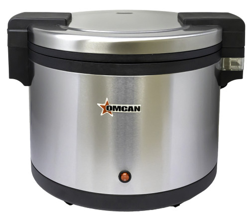 Omcan USA 47770 96 Cups Stainless Steel Electric Countertop Commercial Rice Warmer - 120 Volts