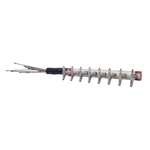 Micro Matic 1741-L Stainless Steel Long Shanks 8 Faucets Glycol Cooled Kool-Rite Insert Module